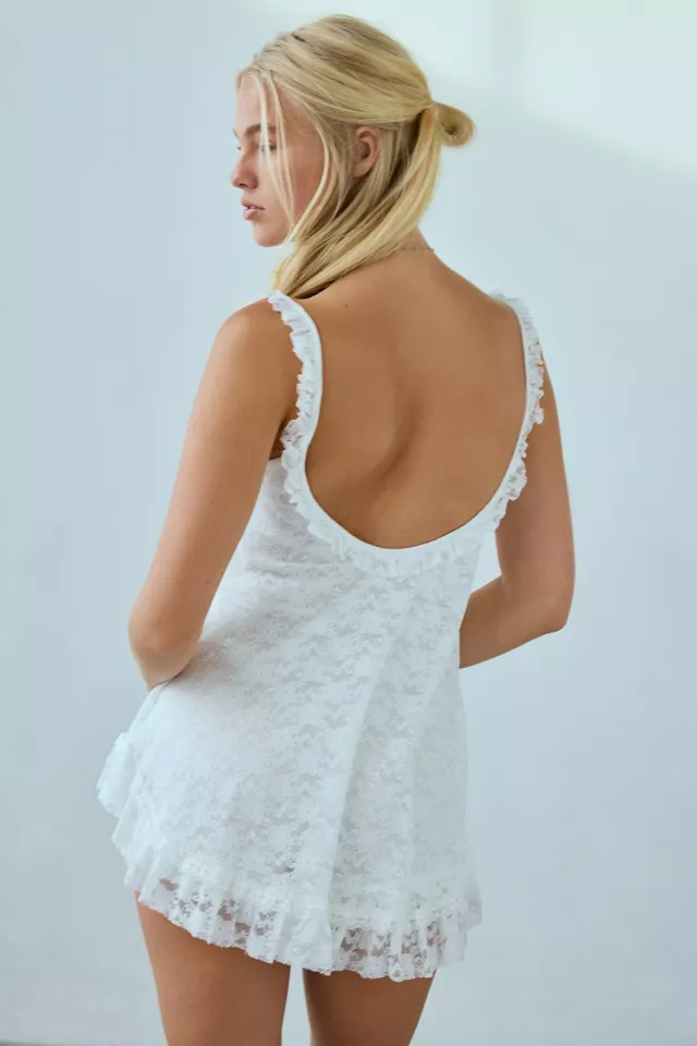 Bdg Urban Outfitters UO Primrose Lace Babydoll Romper