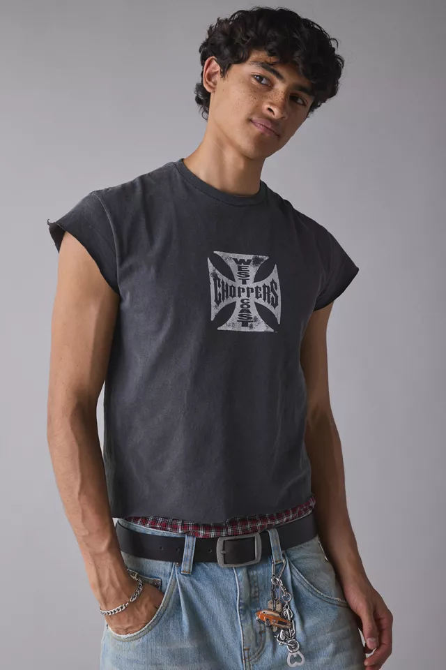 Bdg Urban Outfitters West Coast Choppers Cutoff Muscle Tee