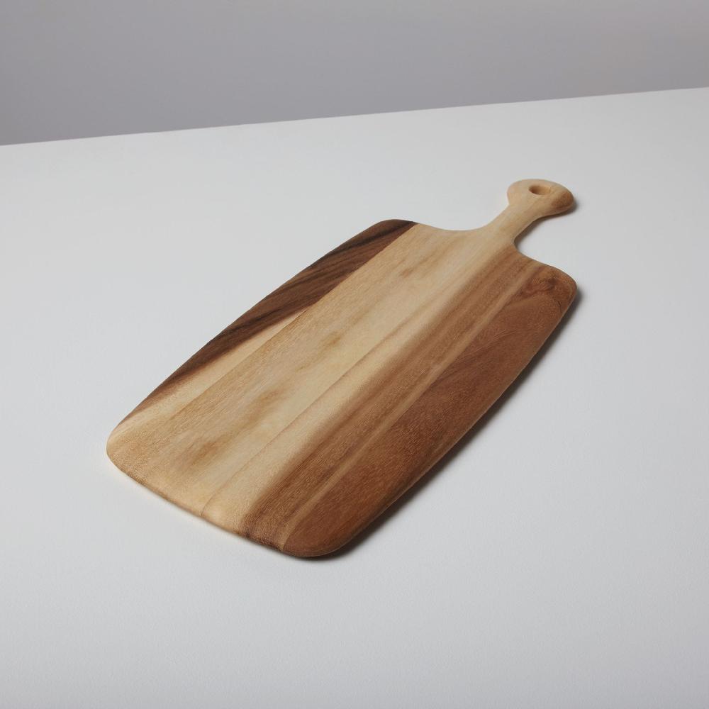 be home Acacia Rectangular Serving Board With Handle