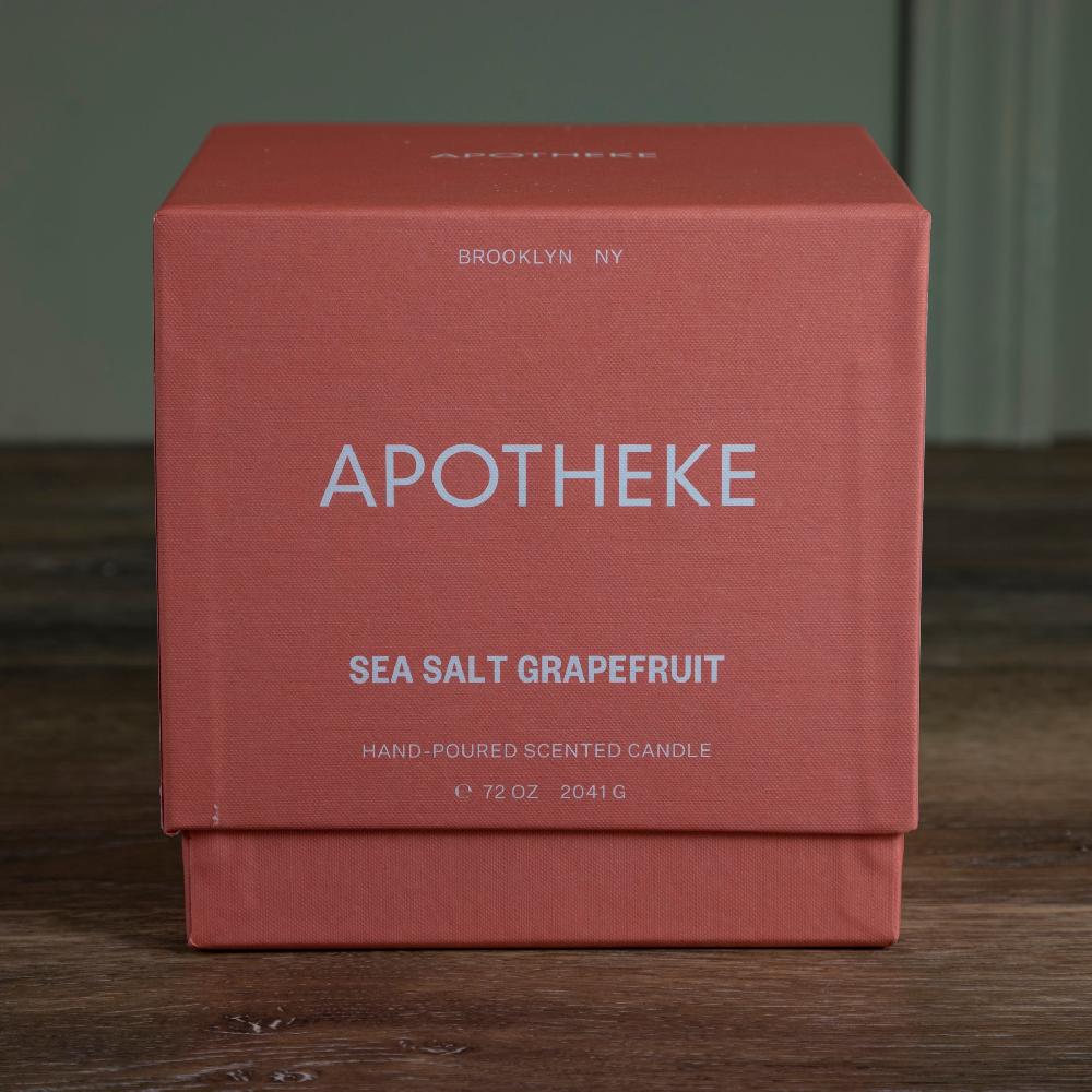 be home Apotheke Concrete 4-Wick Candle Sea Salt Grapefruit