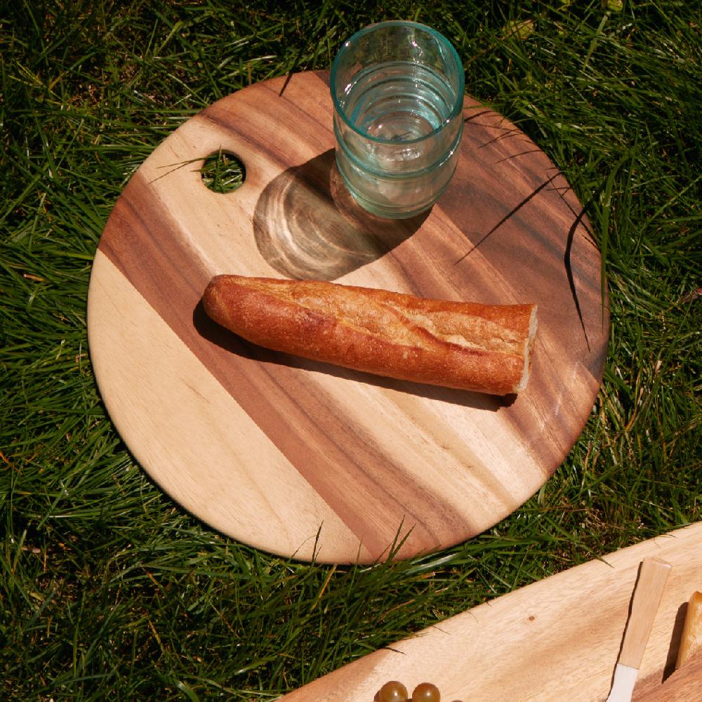 be home Acacia Round Serving Board