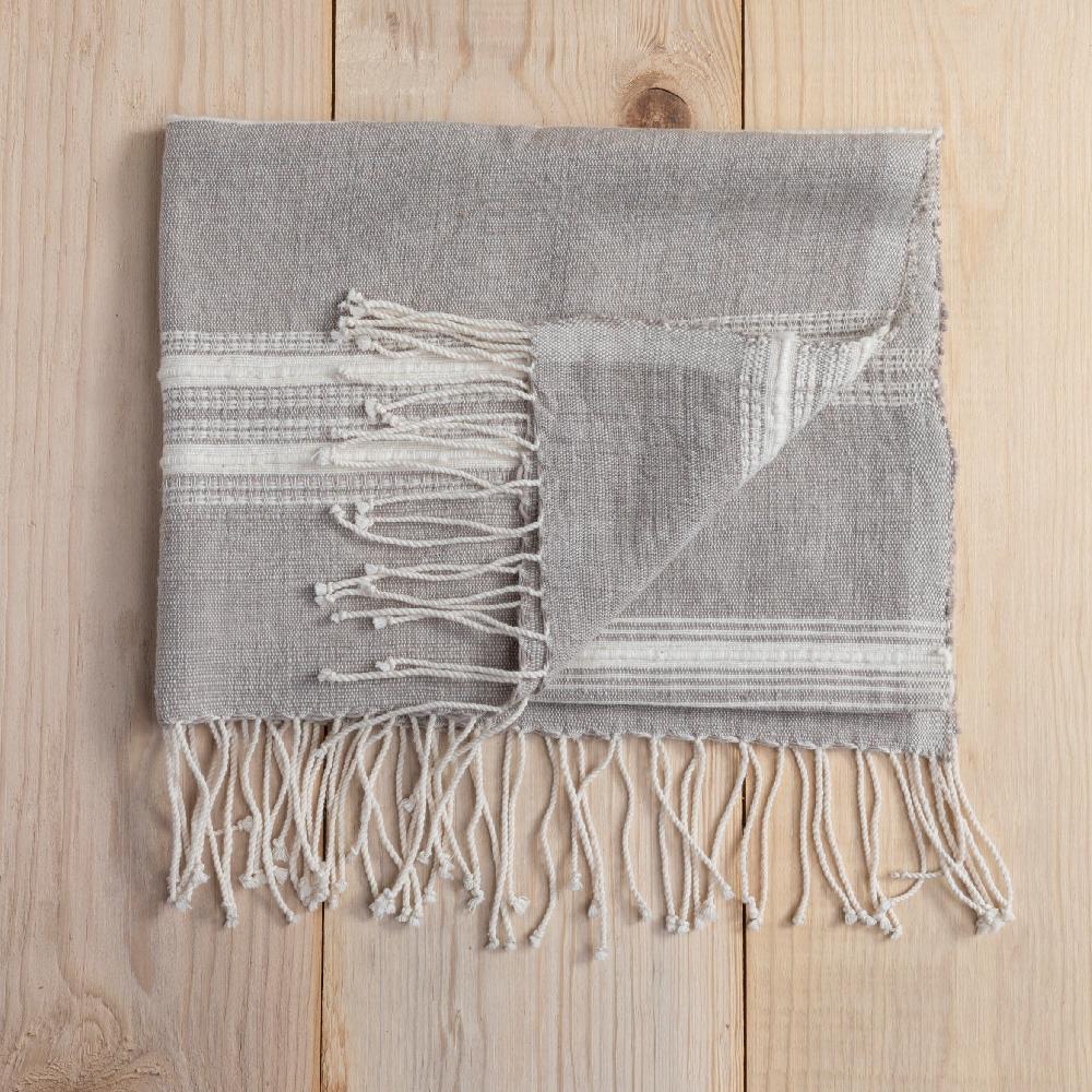 Be Home Aden Cotton Hand Towel Stone With Natural
