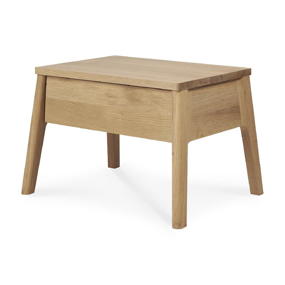 Be Home Air Solid Oak Bedside Table