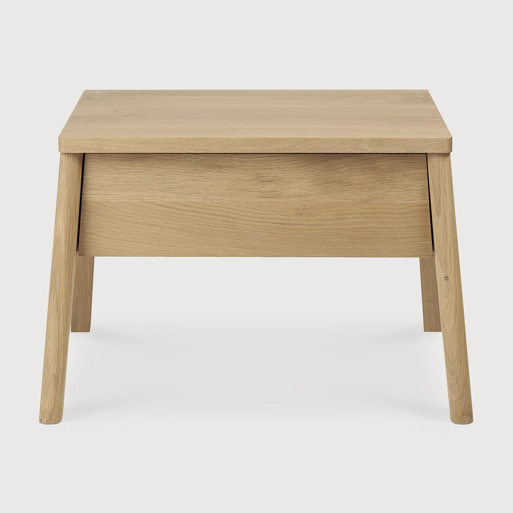 be home Air Solid Oak Bedside Table