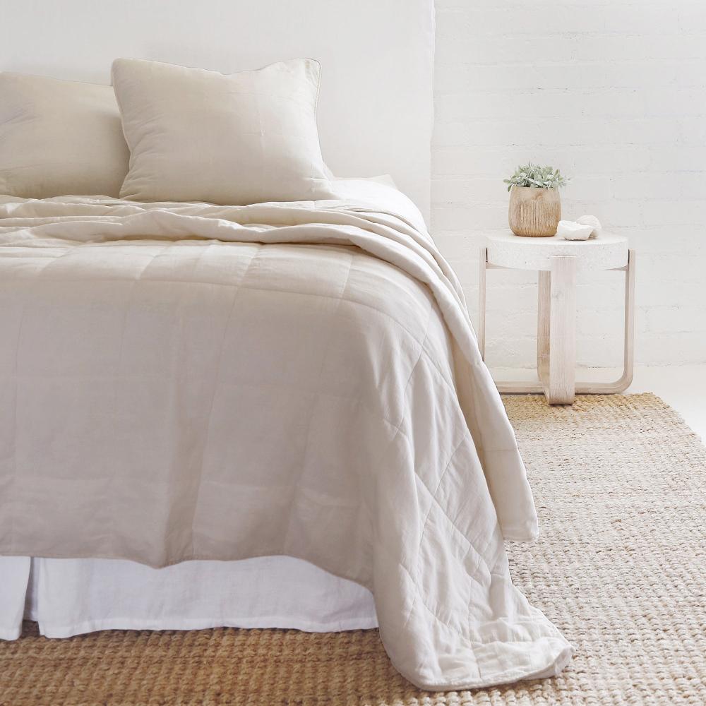 be home Antwerp Queen Coverlet Natural