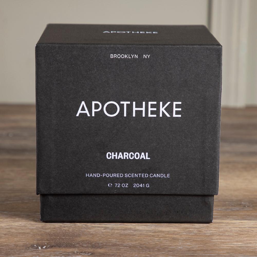be home Apotheke Concrete 4-Wick Candle Charcoal