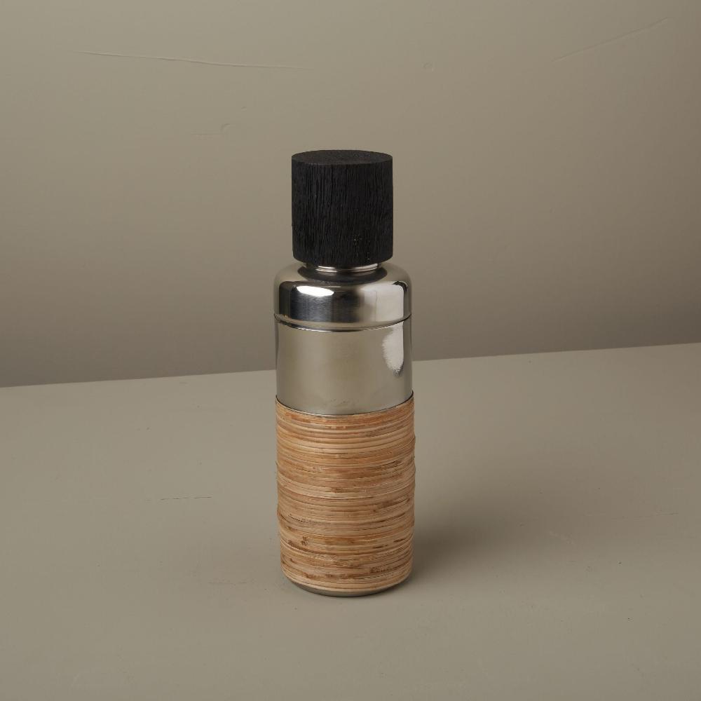 be home Arendal Rattan Cocktail Shaker