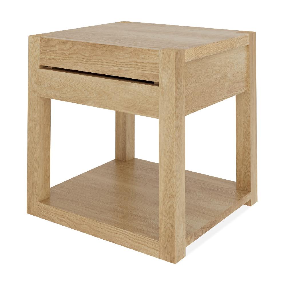 Be Home Azur Solid Oak Bedside Table