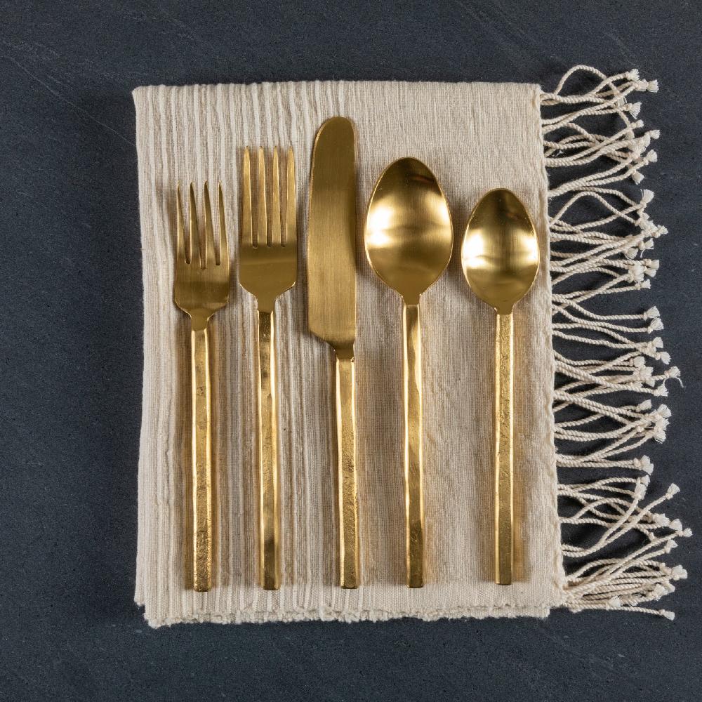 Be Home Azura Flatware Set Gold