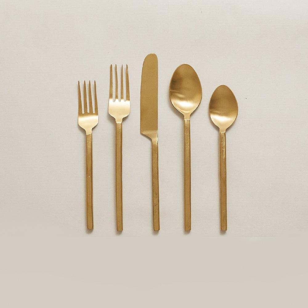 be home Azura Flatware Set Gold