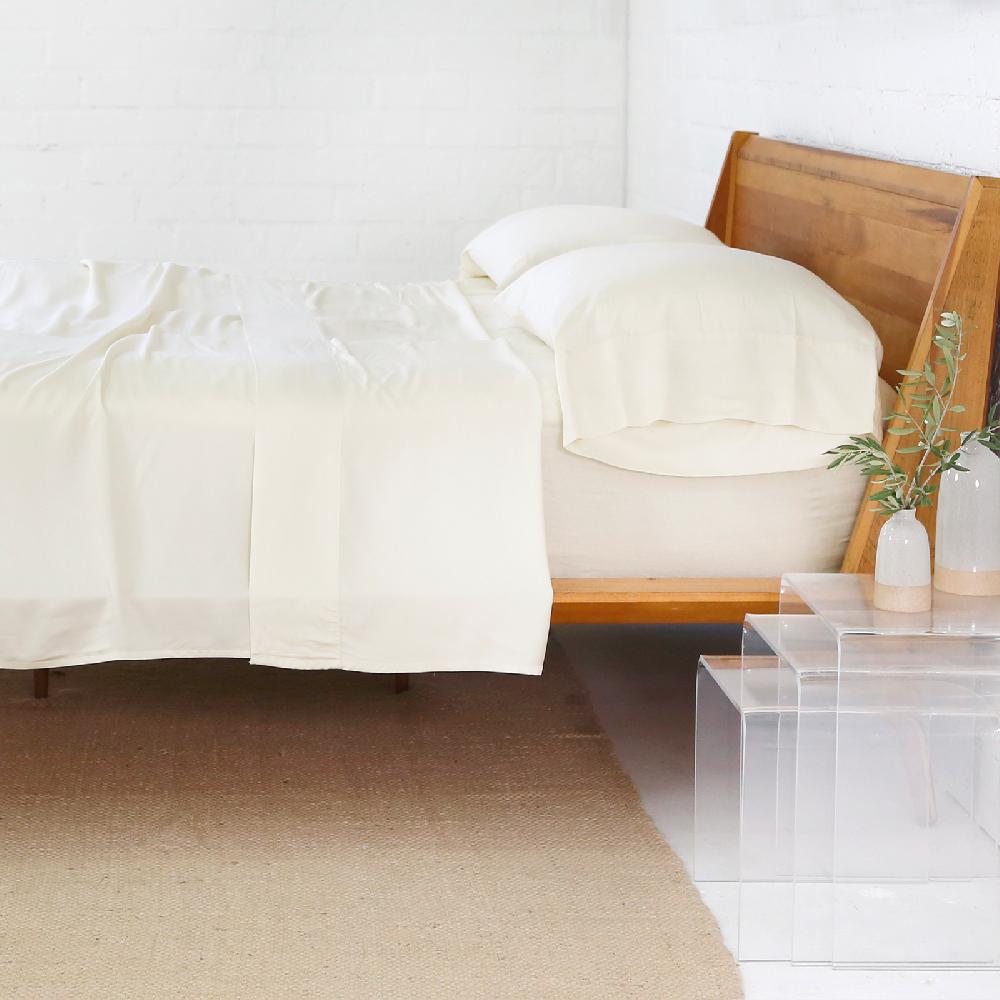 Be Home Bamboo Queen Sheet Set Ivory