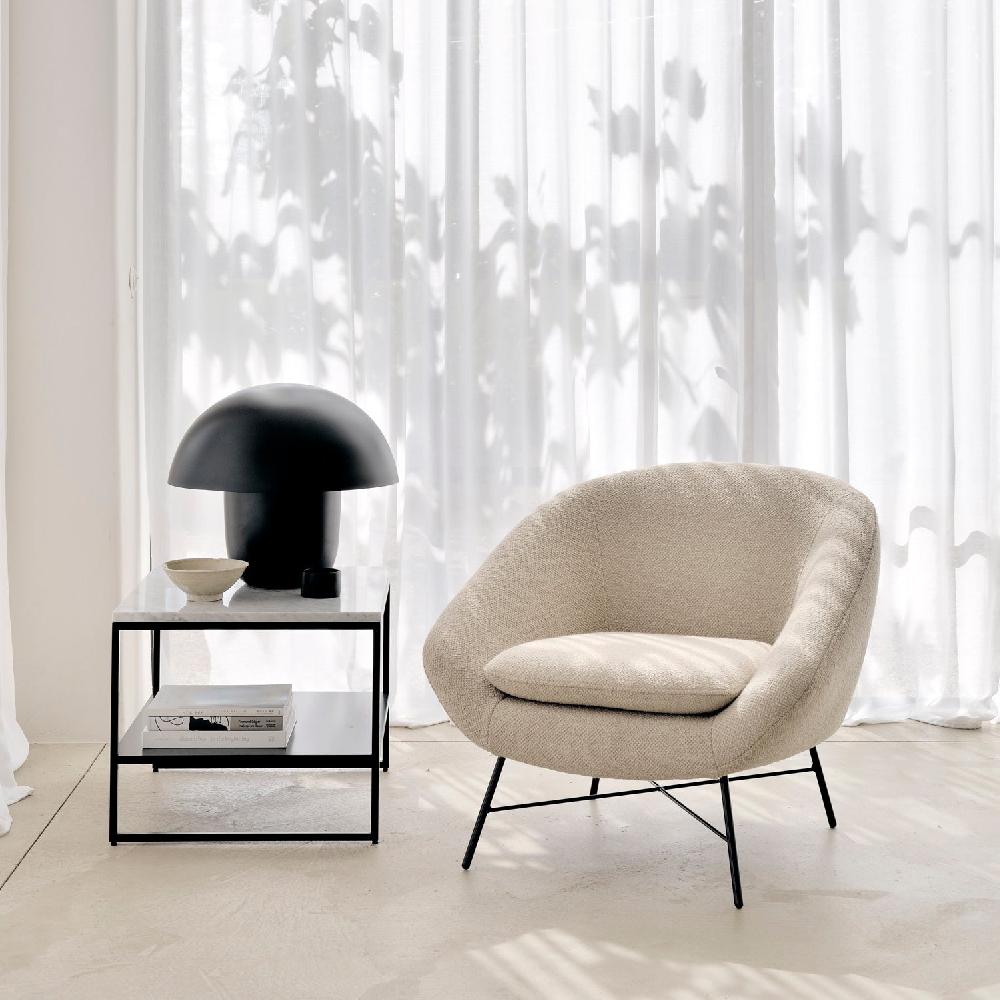 Be Home Barrow Lounge Chair Off White