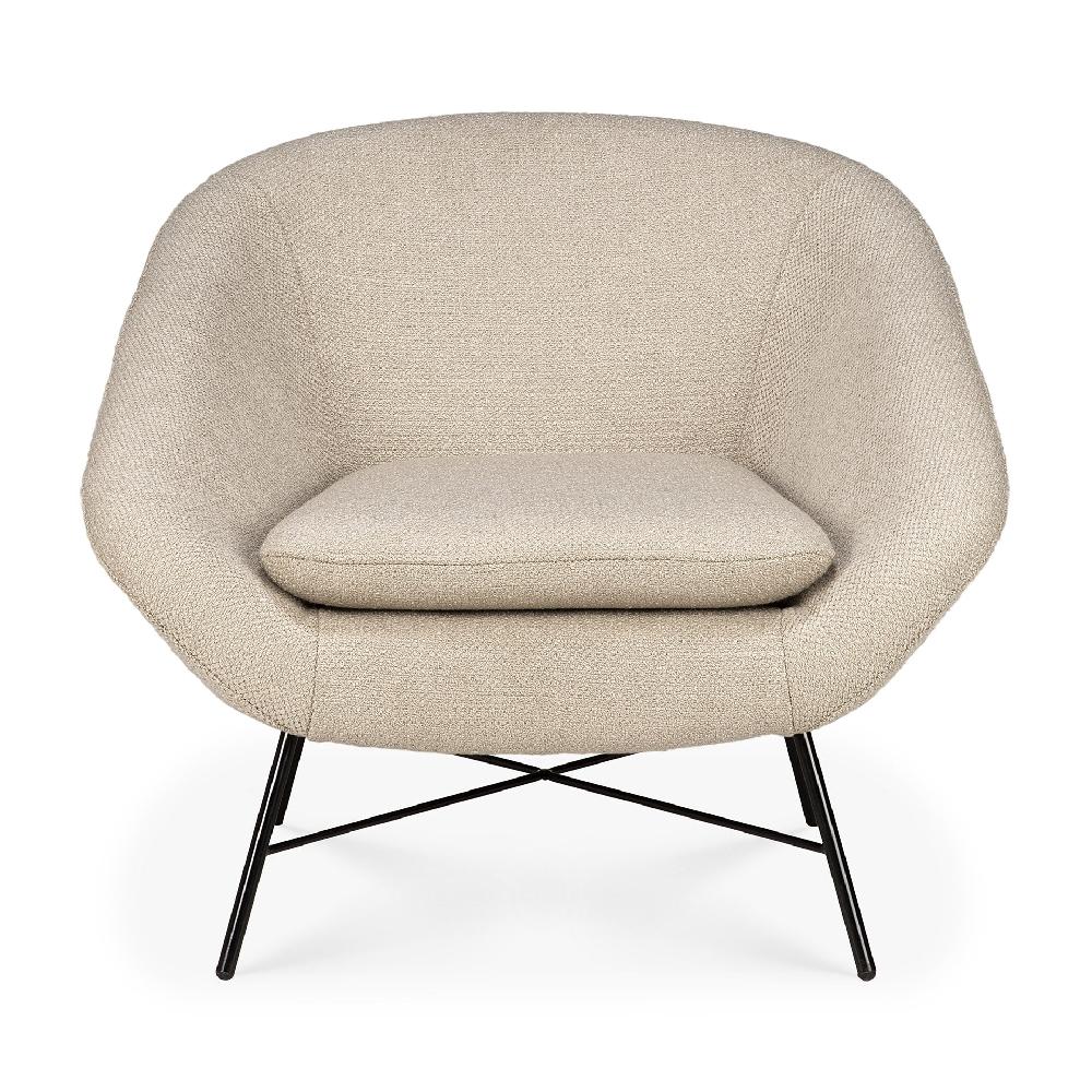 Be Home Barrow Lounge Chair Off White