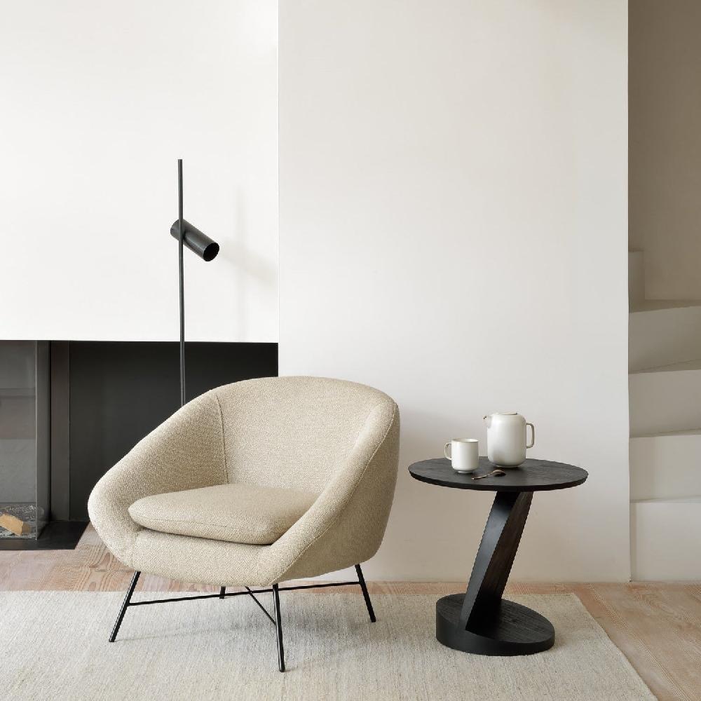 be home Barrow Lounge Chair Off White