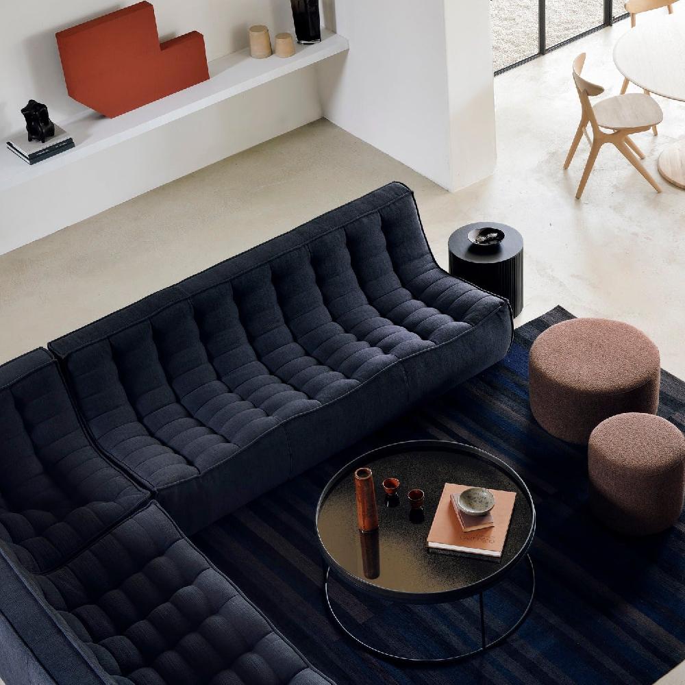 be home Barrow Pouf Copper 15.5"