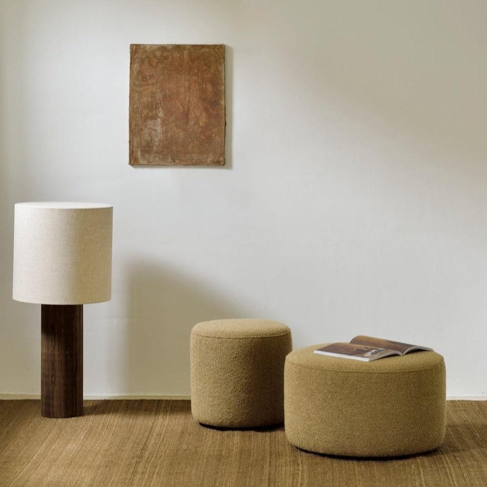 be home Barrow Pouf Ginger 15.5"