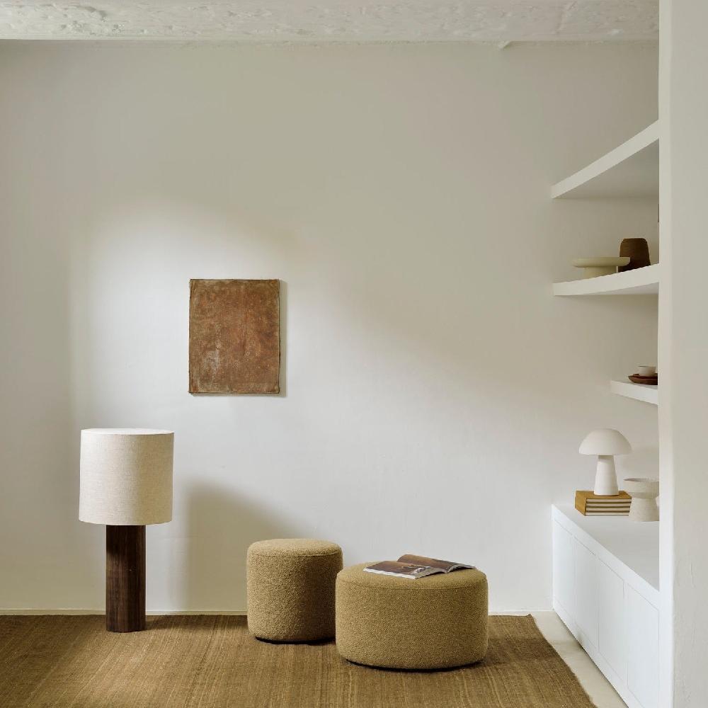 Be Home Barrow Pouf Ginger 23.5"