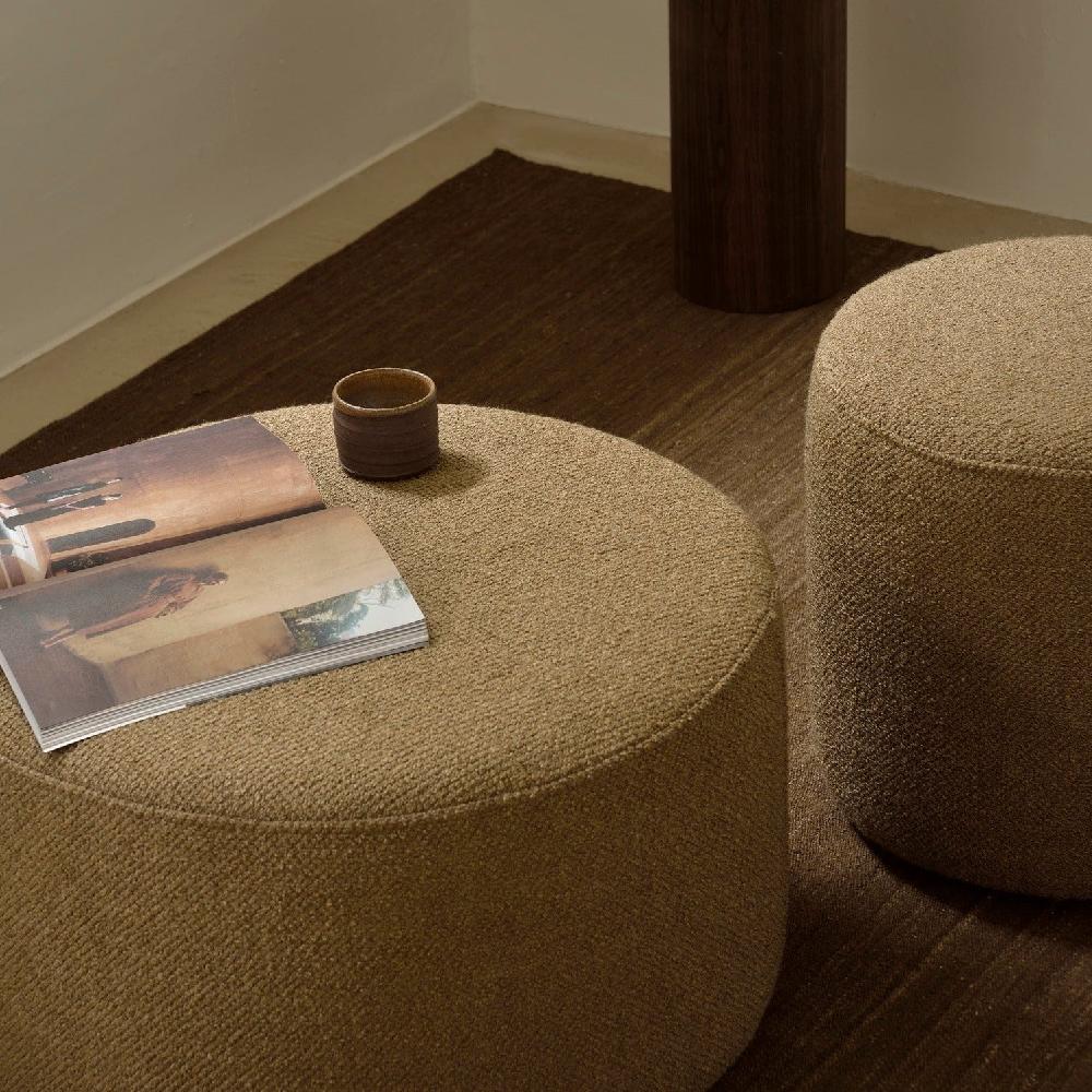 be home Barrow Pouf Ginger 23.5"