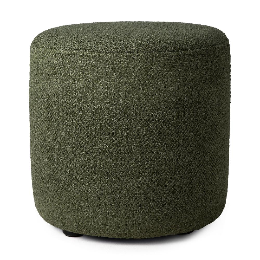 Be Home Barrow Pouf Pine Green 15.5"