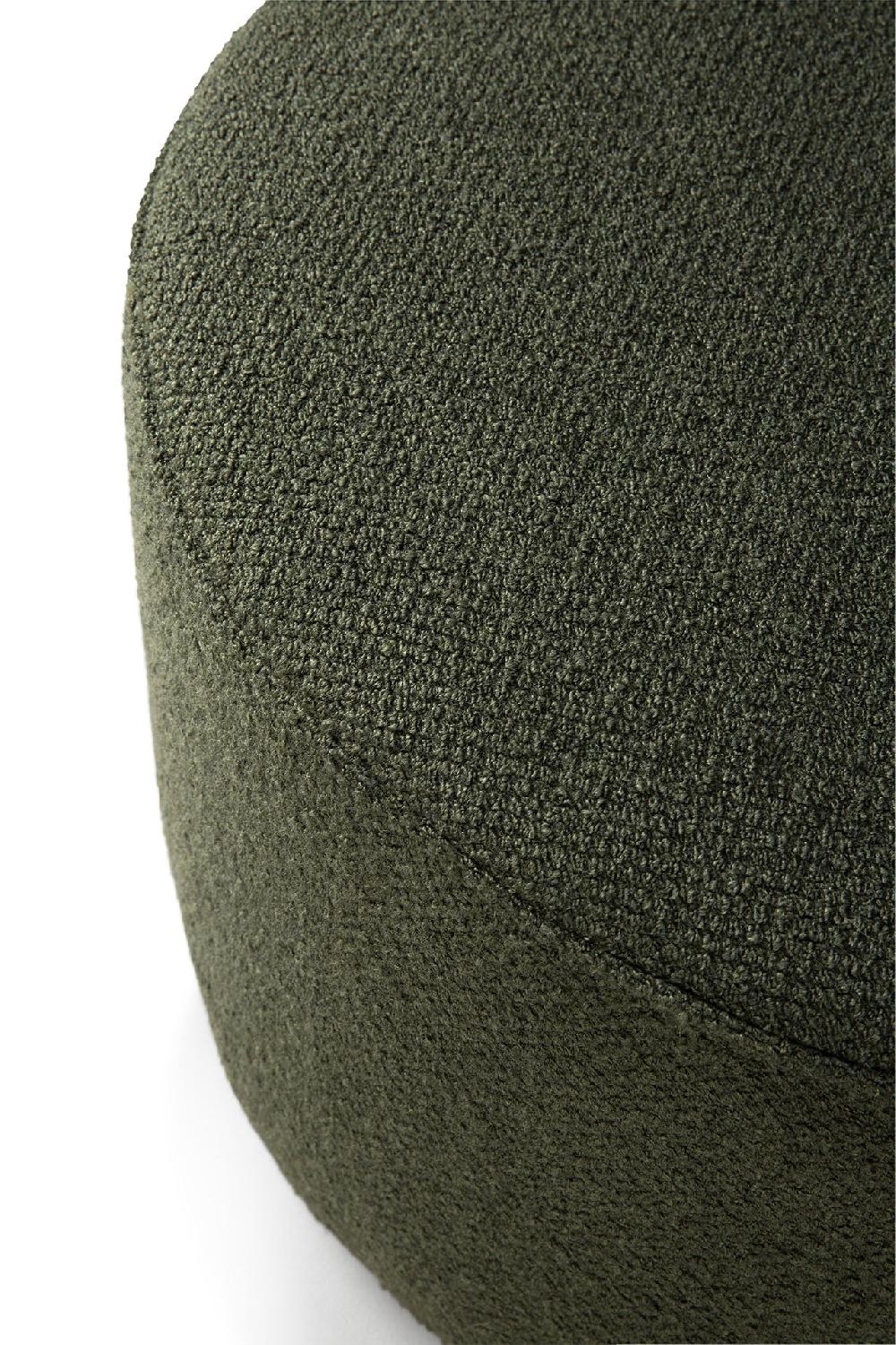 Be Home Barrow Pouf Pine Green 23.5"