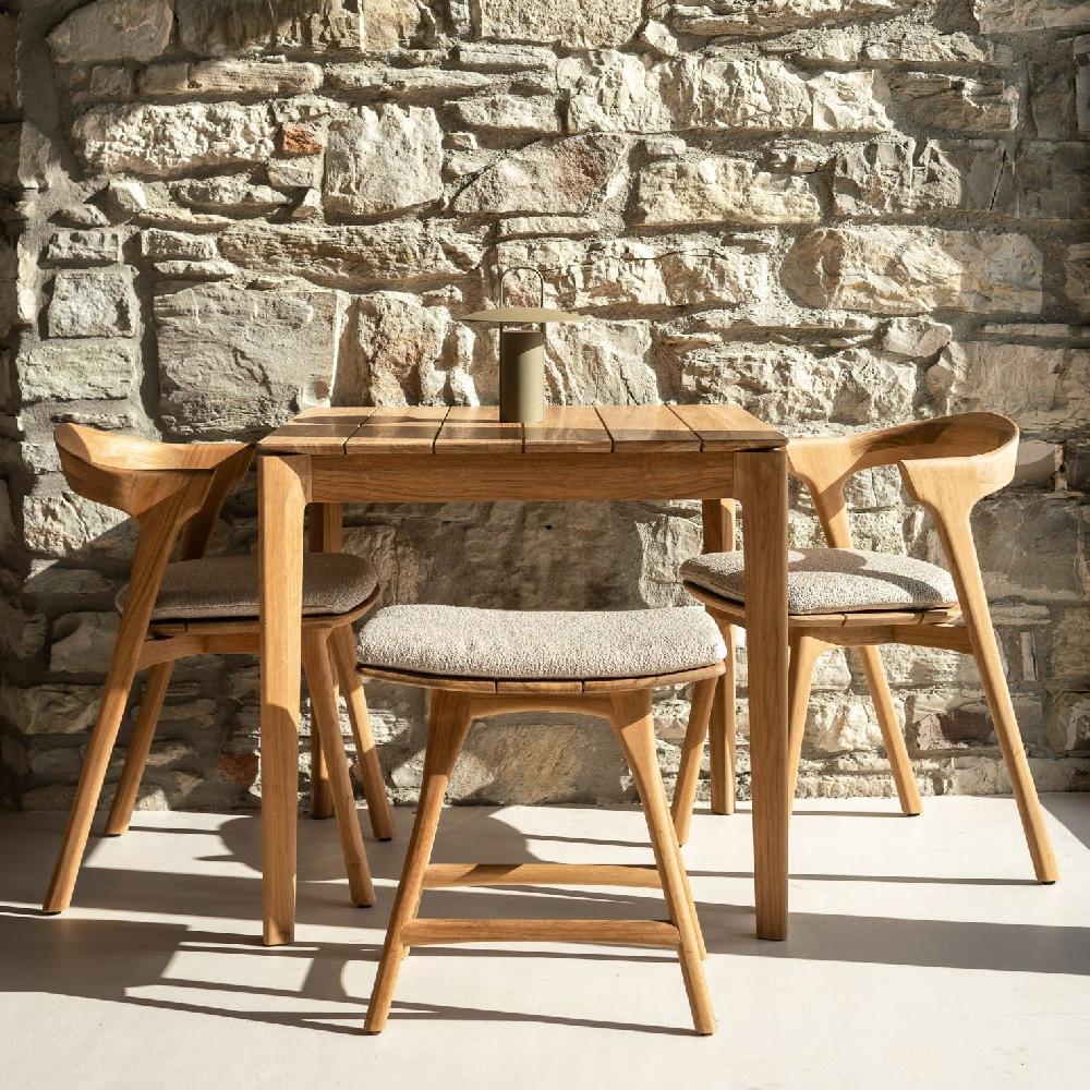 be home Bok Outdoor Dining Table Teak Square