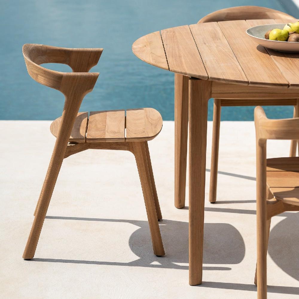 Be Home Bok Outdoor Solid Teak Round Dining Table
