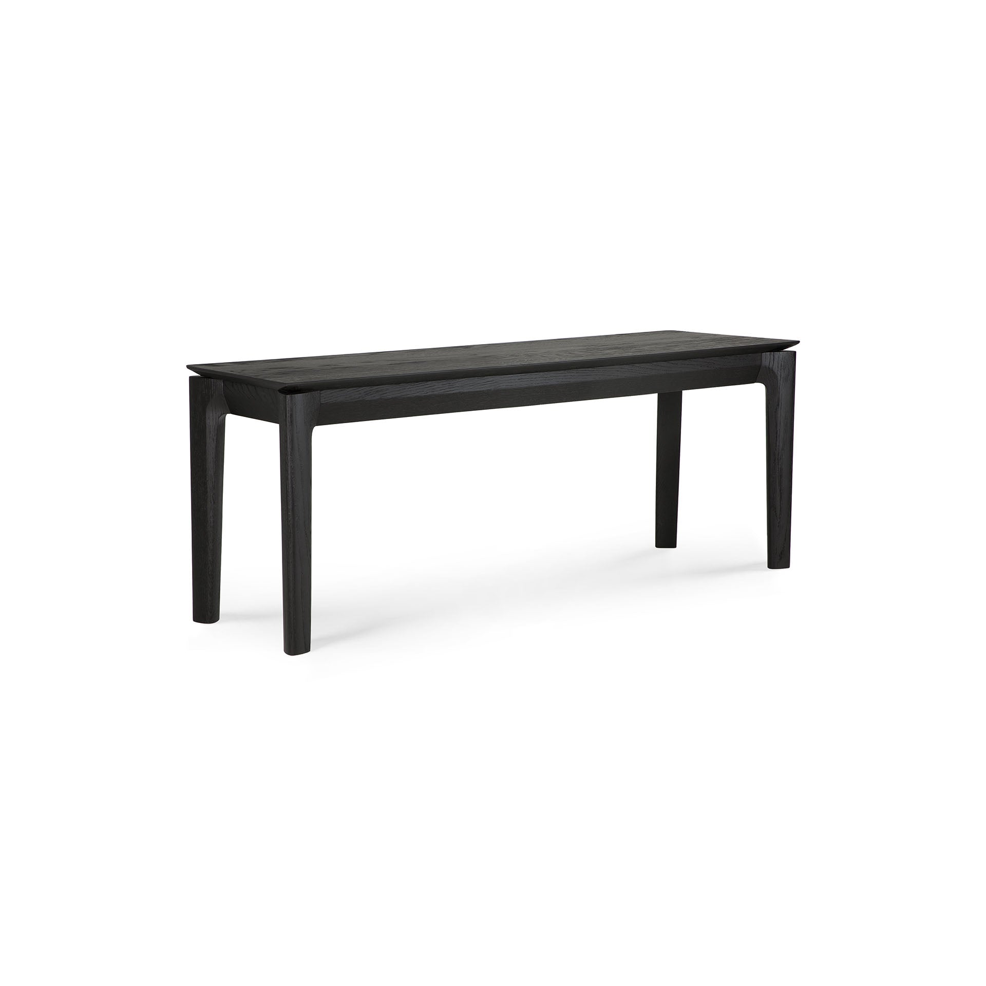 Be Home Bok Solid Black Oak Bench 58"