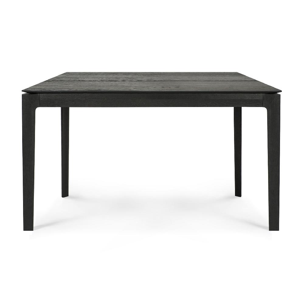 Be Home Bok Solid Black Oak Dining Table 63"