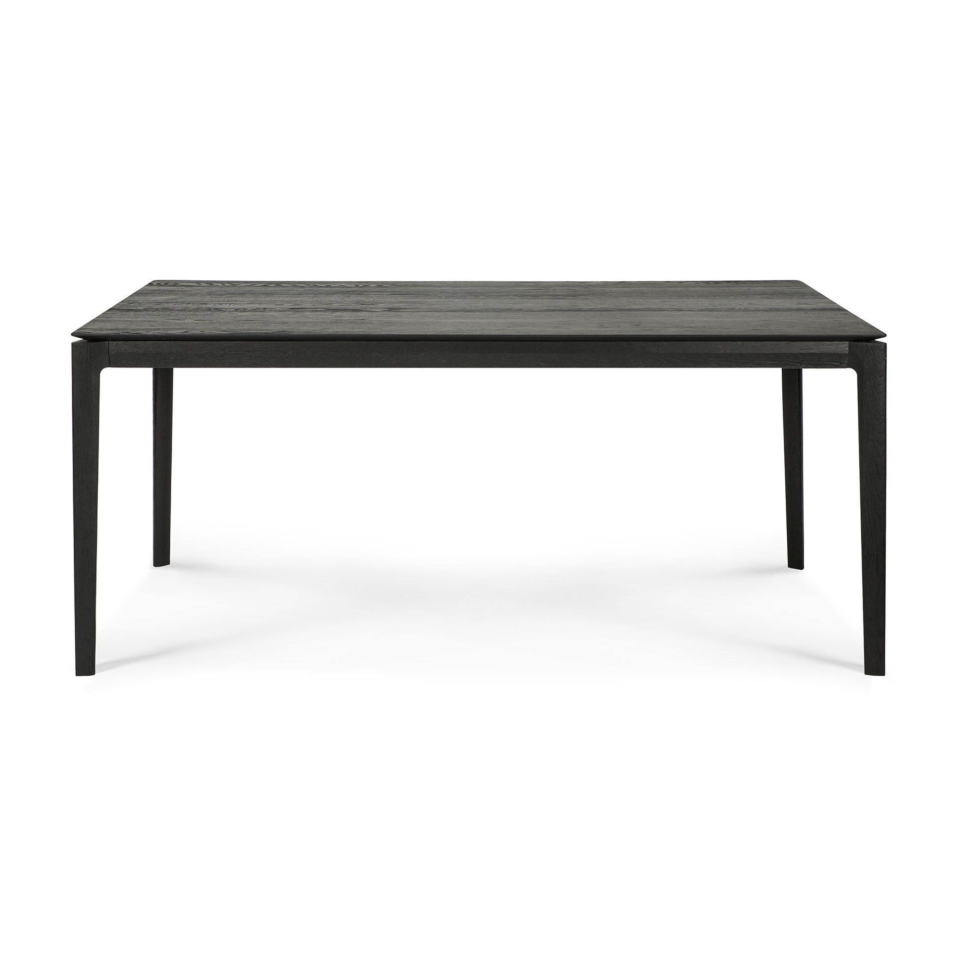 Be Home Bok Solid Black Oak Dining Table 71"