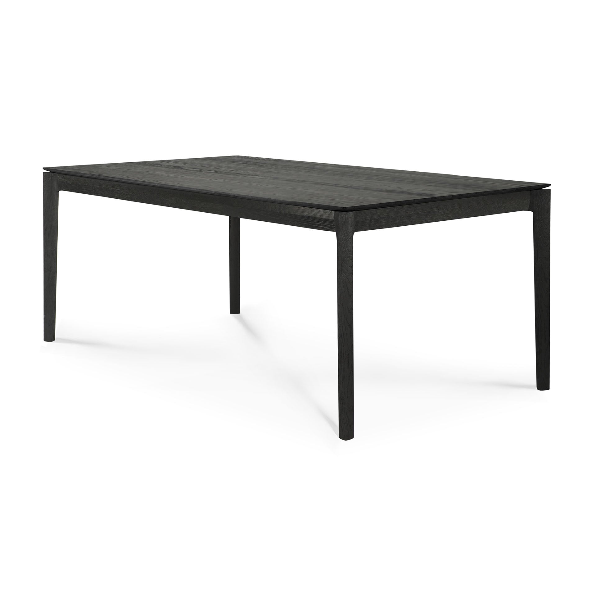Be Home Bok Solid Black Oak Dining Table 71"
