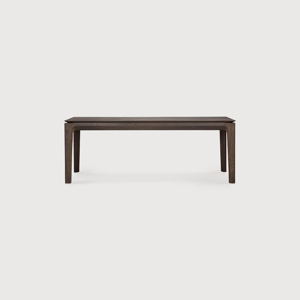 Be Home Bok Solid Brown Oak Bench 58"