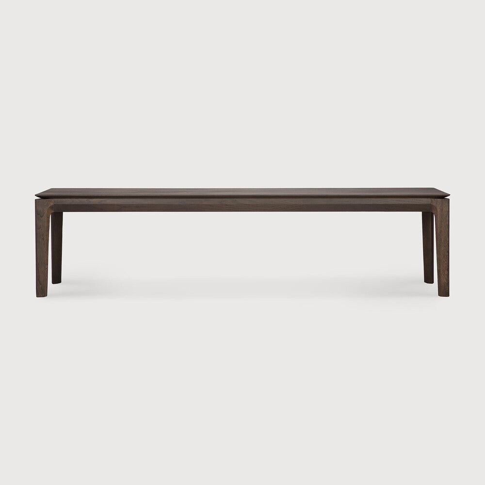 Be Home Bok Solid Brown Oak Bench 73"