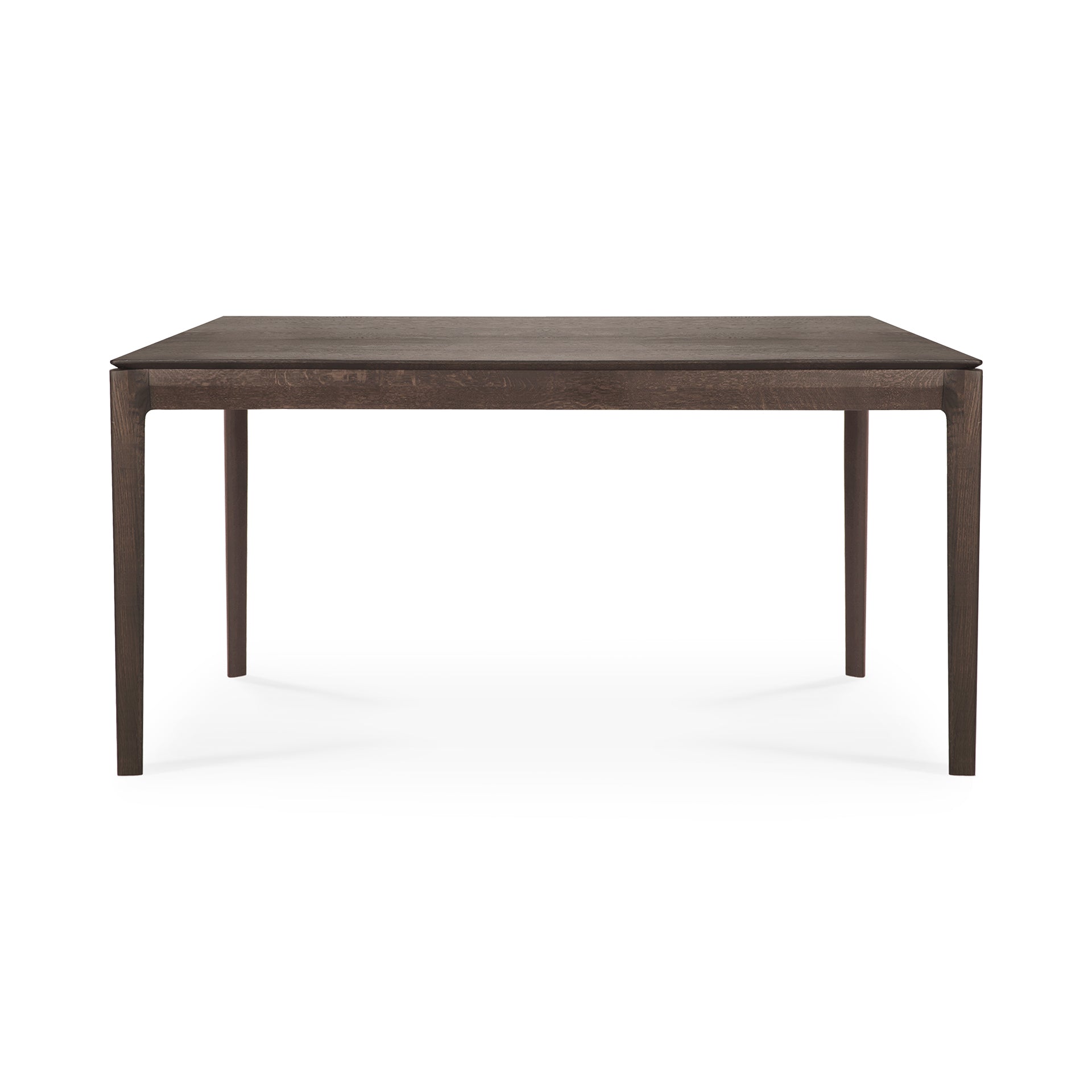 Be Home Bok Solid Brown Oak Dining Table 63"