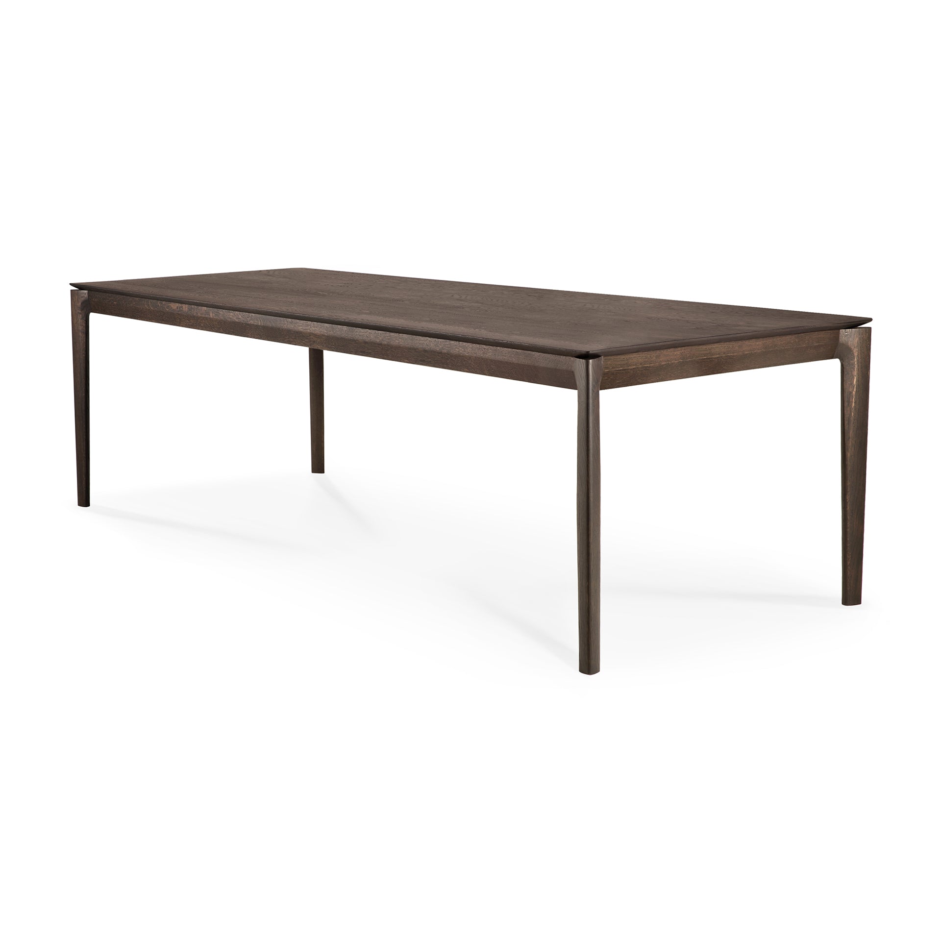 Be Home Bok Solid Brown Oak Dining Table 79"