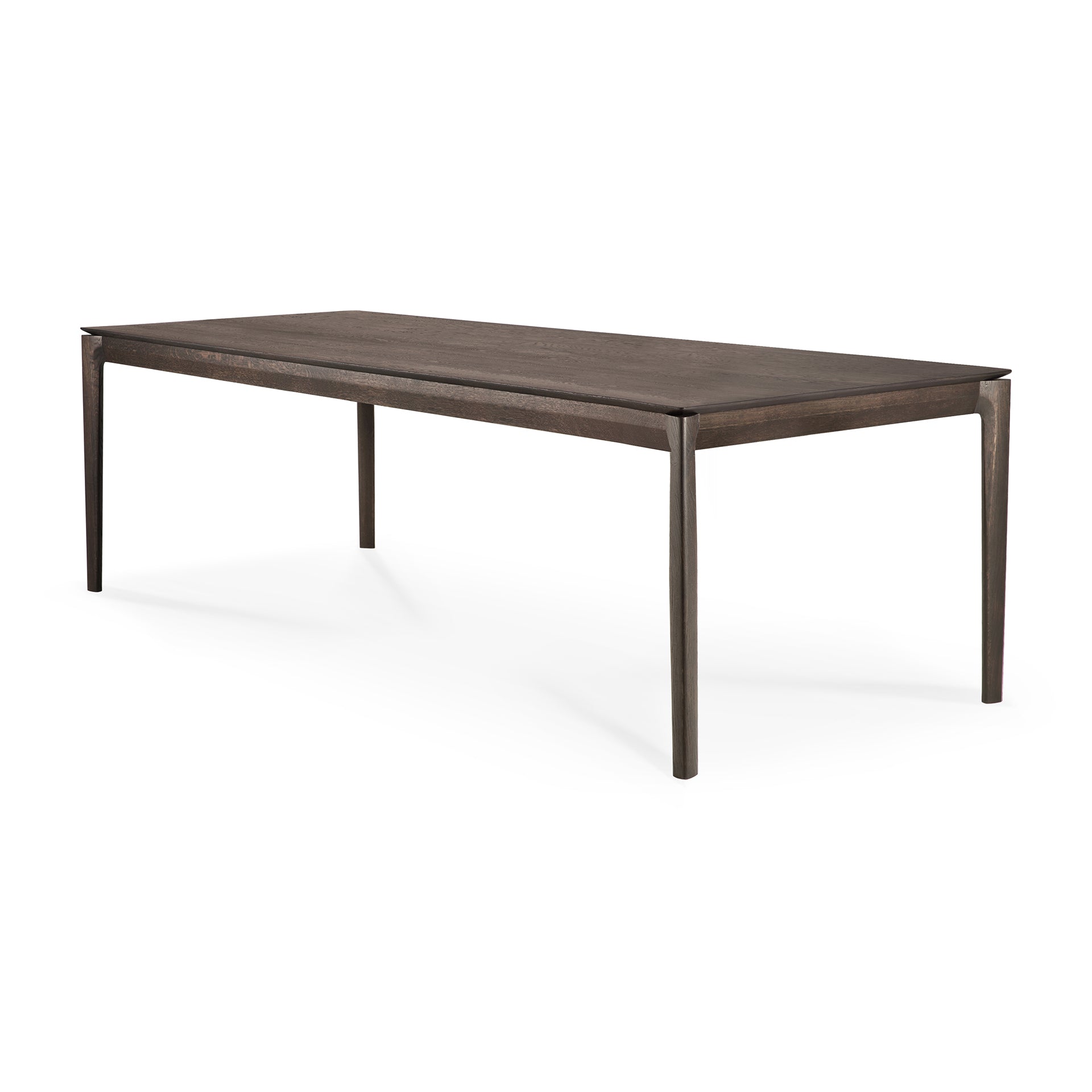 Be Home Bok Solid Brown Oak Dining Table 87"