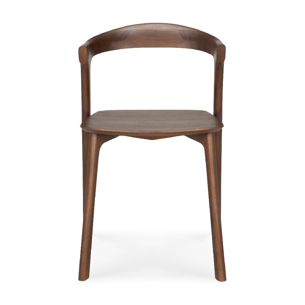 Be Home Bok Solid Brown Teak Dining Chair