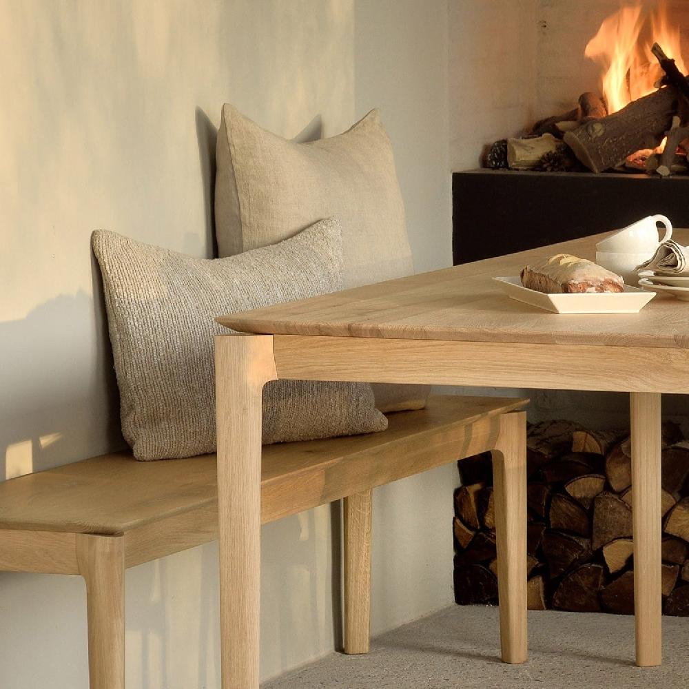 Be Home Bok Solid Oak Dining Table 71"