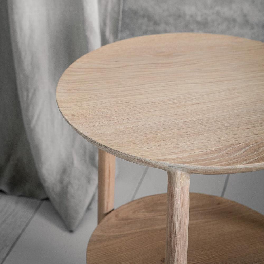 Be Home Bok Solid Oak Side Table