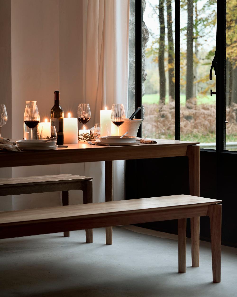 Be Home Bok Solid Teak Bench 50"