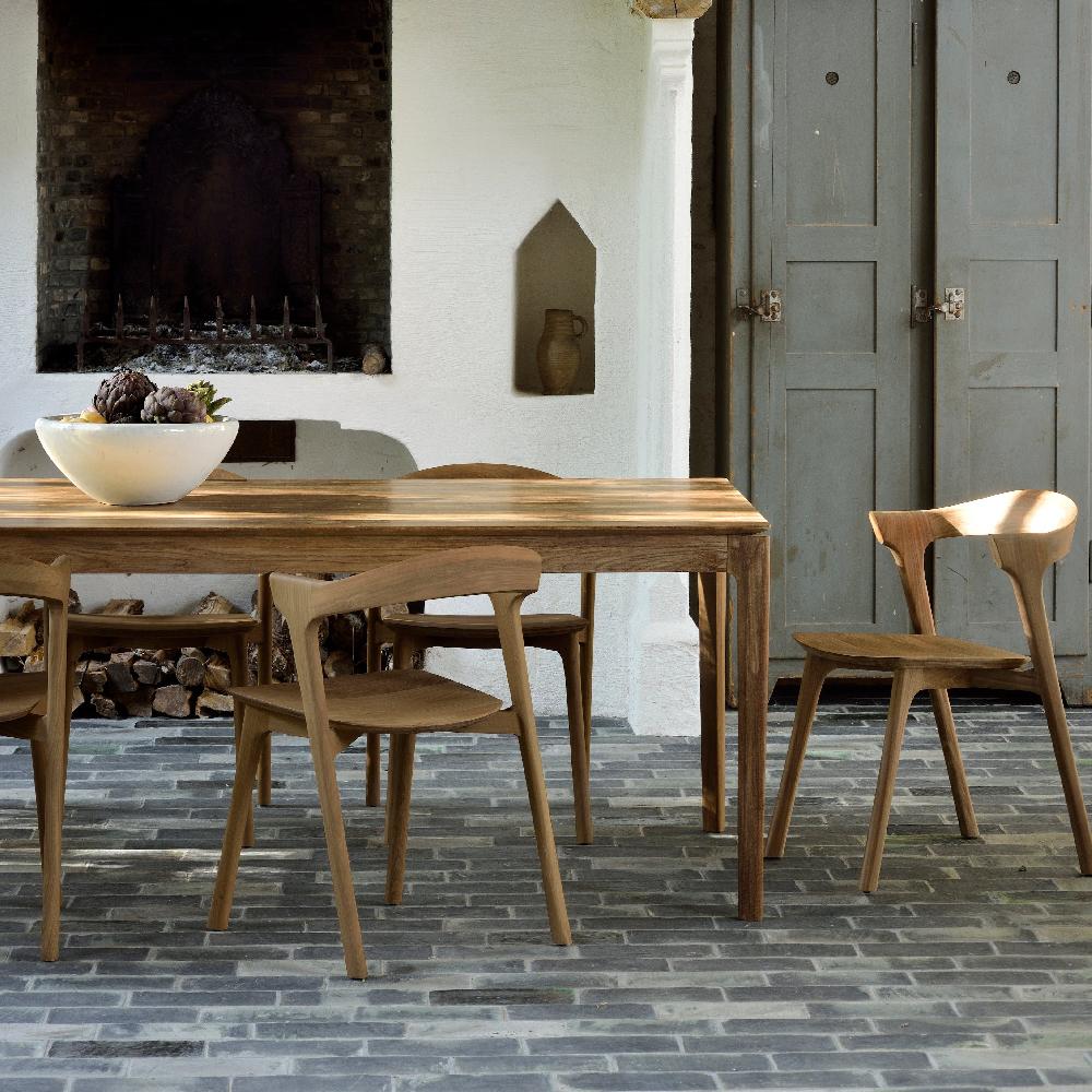 Be Home Bok Solid Teak Dining Table 63"