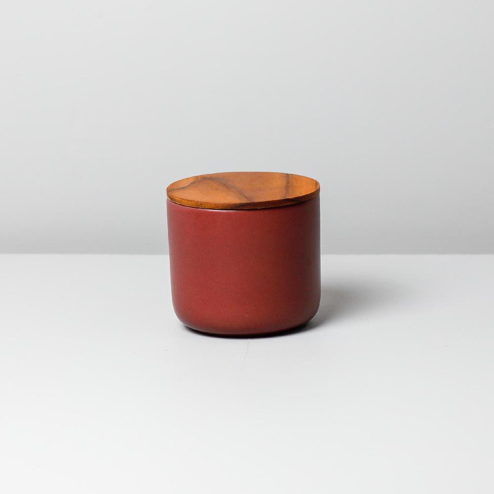Be Home Brampton Stoneware Large Canister Burgundy