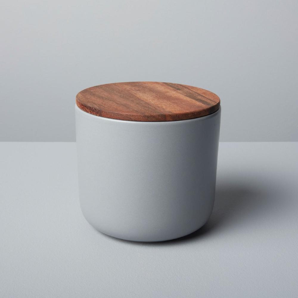 Be Home Brampton Stoneware Large Canister Storm