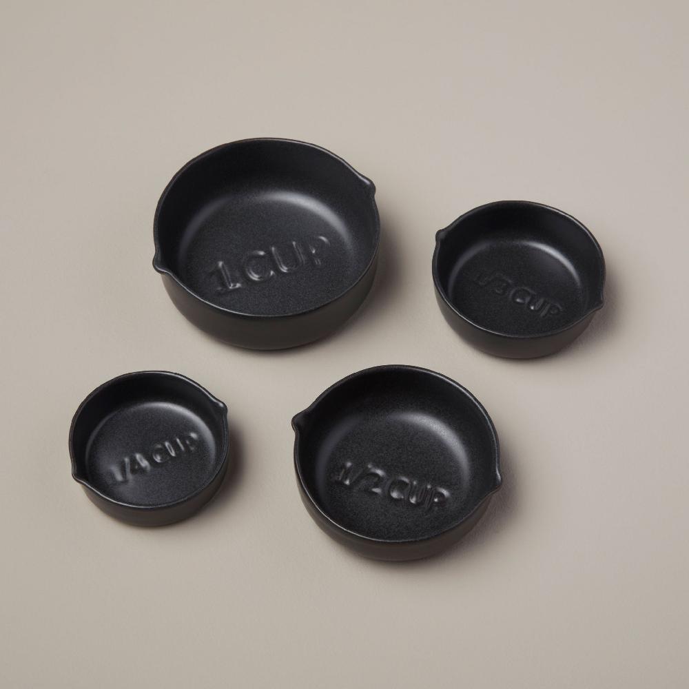 Be Home Brampton Stoneware Measuring Cups Black