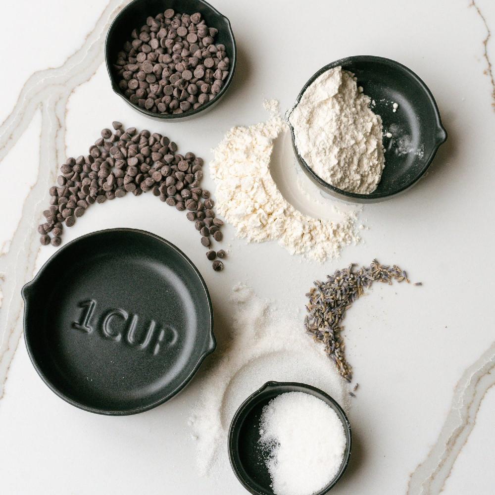 be home Brampton Stoneware Measuring Cups Black