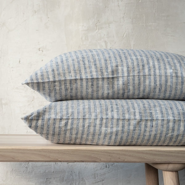 Be Home Brittany Lumbar Pillow Indigo And Natural