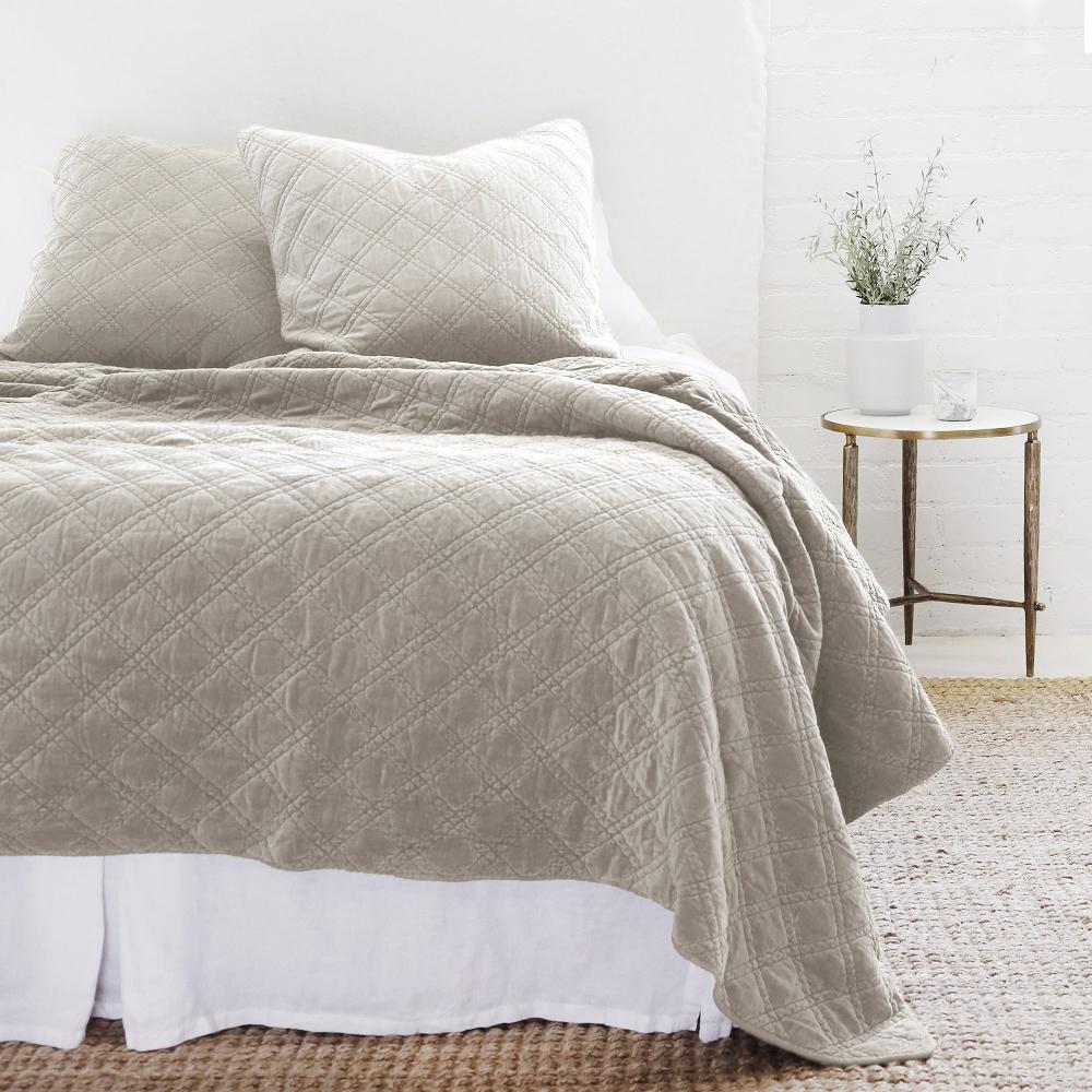 Be Home Brussels Queen Coverlet Taupe