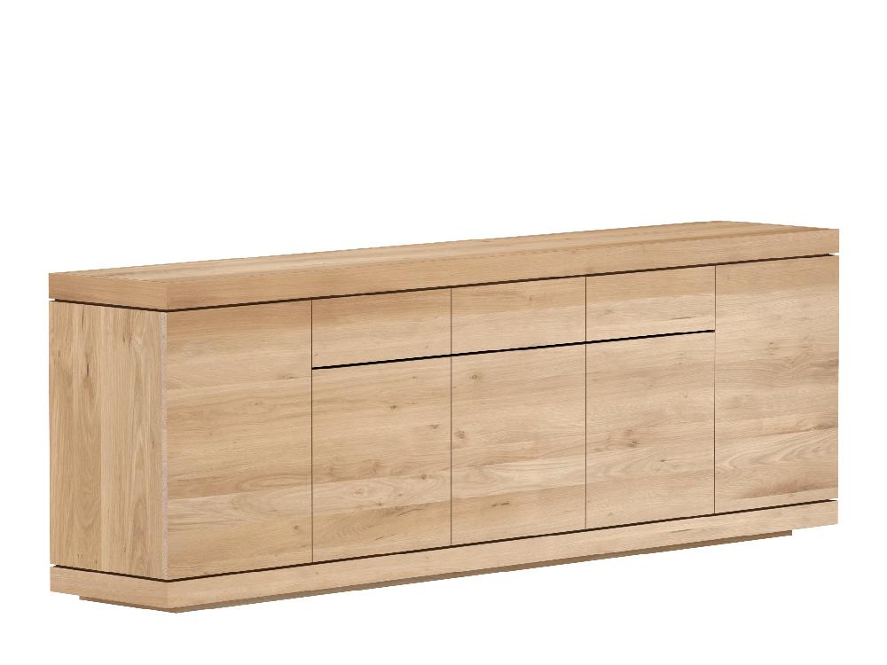 Be Home Burger Oak Sideboard 5 Doors 3 Drawers
