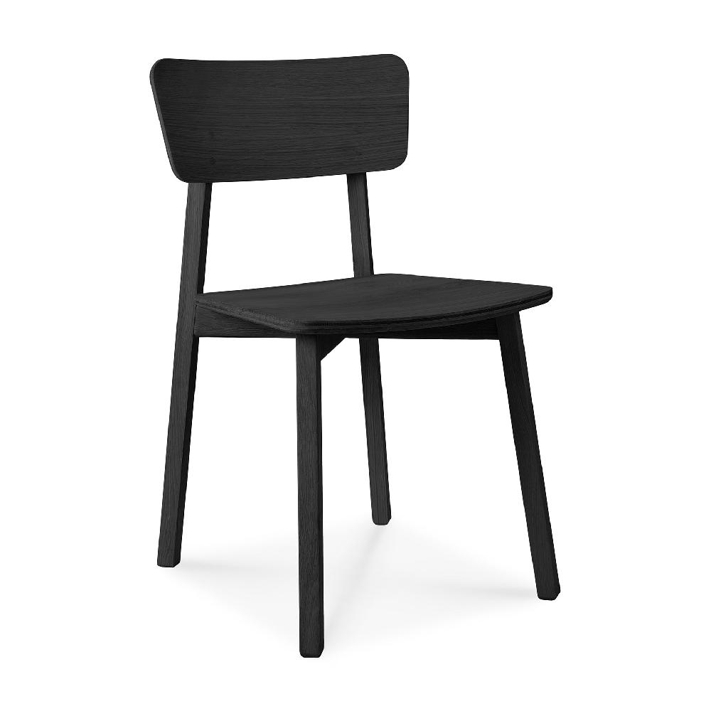 Be Home Casale Dining Chair Black Oak