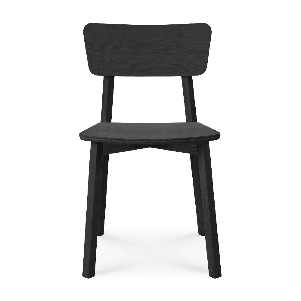 Be Home Casale Dining Chair Black Oak