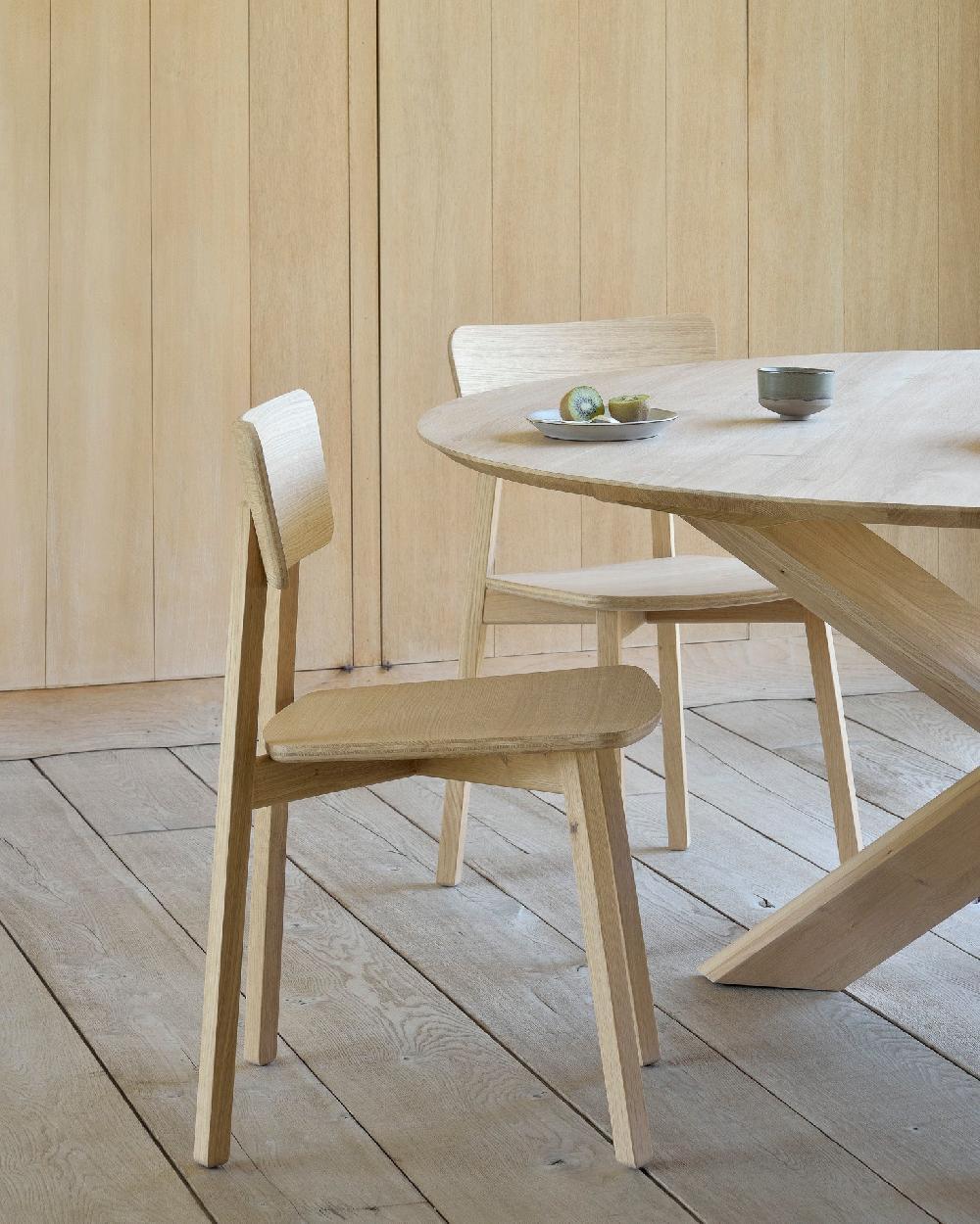 Be Home Casale Dining Chair Varnished Oak